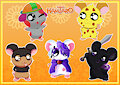 Hamtaro anniversary collab by HamtarOso