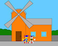 Alex and Billy at the Windmill by CartoonFoxArt2002