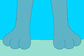 Kyla's feet under the ocean by NatGallery