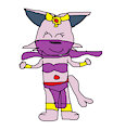 Anthro Espeon Belly Dancer