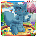 YCH  Summer days in the sandbox by kopaLobosoArts