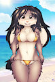 Golden bikini by Elronya