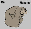 M is for Manatee #3 (My Version) - Manatee (The Simpsons)