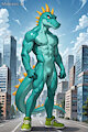 Cuthburt the Alligator (Ai) by 2BIT