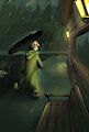 [Art Fight] Rainy Stroll by SavageSwashbuckler