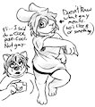 scrapped Ezzie/Eli doodle by SWEETMISSION