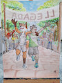 Running  togather by AleTails
