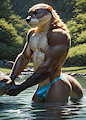 Speedo Otter by xlupine