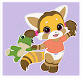 Sadie's Frog Plush -By GlitterThePup- by DanielMania123