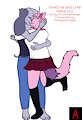 Switchie and Unie Make Out by Almultimavenger