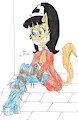 CATSUIT BONDAGE Katty Katswell of T.U.F.F. Puppy by Godzilla713