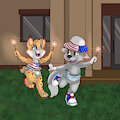 Sparklers! by Toddlercaiden