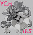 Summer chibi YCH by Dewoo