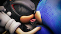 Sloppy Sonadow Tongue Kiss by FluffySonicHero