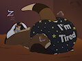 Sleepy Bearroo butt by BigBearBruno