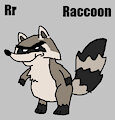 R is for Raccoon #3 (My Version) - Raccoon (Johnny Test) by ToonDisneyXD2009