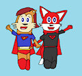 Super Squirrel And Super Fox Take Flight