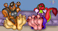 Stephanie n Gabby Species Swap by TheRedSkunk