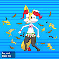 Scarlet attacked by a Flying-type attack by PonPonTheBonBon
