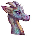 Chromatic Dragon portrait by ButtercupSaiyan