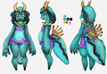 Caleana seaslug character by ButtercupSaiyan