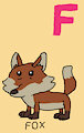 F is for Fox #1 (My Version) - Fox (Gravity Falls) by ToonDisneyXD2009