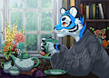 Rainy Summer Cozy Tea YCH - Lucsorar by KuddlyKodiak