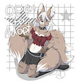 Punk Rock Foxgirl Kitsune - OPEN to Adopt