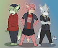 Vurl, Grak, and Jarx Shaera by FeAtherNet