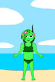 Vineria dancing on the beach by NatGallery