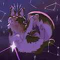 Space kitty - Artfight Attack for kasscabel by claragonza3