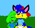 Patch the Dinodog Comforts Alex the Fox
