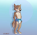 Kyle Wolfe fursona - first one by DiaperboyKyleWolfe