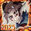 ArtFight 2025: Sias, Half-dragon Rogue, for StarupintheSky by MeaKitty