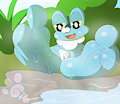 Froakie's Pond by GilSoftpaws