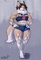 commission - Leo - Buff puppy boy by Bear213