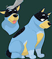 (feral) Bandit Heeler by Cajuzinho02