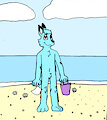 Terry Cub National Nude Day 2025 by TerryTheBlueFox