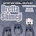 Bretta Shimeji Download by FluffyFoxOfFate