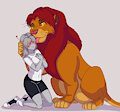 Simba x fem human anon by Cajuzinho02