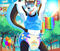 Pride pup by rabidhamster00
