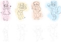 [WIP] Future adoptables batch! by BabyFurFluffyCanvas