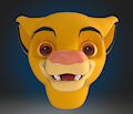 Simba Head by InuSense1