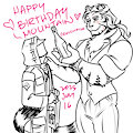 2025 Mountain birthday by riverhayashi