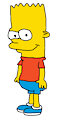Bart Simpson Posing