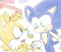 Sonic happy to help by MilestheHedgehog