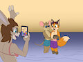 Cliff, Kyle and Berna's mom At The Beach by DavidArdilla