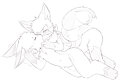 Racoon Cuddle 1 [Sketchy stuff] by FireEagle2015