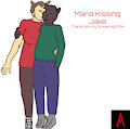 Maria Kisses Jake by Almultimavenger