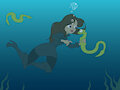 Secret Mission with eels by darkbunny666